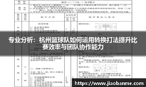 专业分析:杭州篮球队如何运用转换打法提升比赛效率与团队协作能力